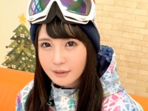 【スノボ美少女の裏の顔】『上手にできるかな？♡』パイパンま○このスノボ好き美少女が、チンポで色んな体位に挑戦！感じまくる姿がエロかわいい！ｗｗ