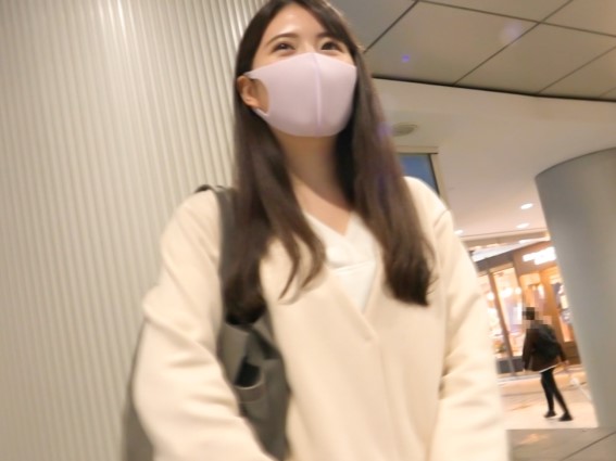 【マスク越しの巨乳お姉さん】『声が出ちゃう…』清楚系巨乳美女が激しく乱れる!おマンコを激ピストンされ、中出しセックスで絶頂!マスクから漏れる吐息がエロすぎる♡