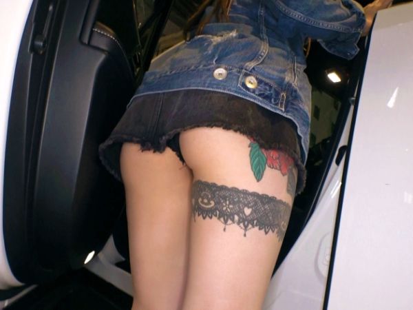 【18歳ヤンキーギャル】大工見習いのギャルが喉奥フェラでご奉仕！タトゥー入りの美尻が揺れるエロプレイ♥素人とは思えないじゅっぽりフェラチオで男を骨抜き！！