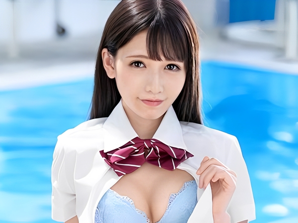 【主観】『恥ずかしいけど…感じちゃう…♡』制服美少女が乳首責めで敏感に反応！着衣のままハメられ、最後は顔中にぶっかけられるエロすぎる主観映像！！