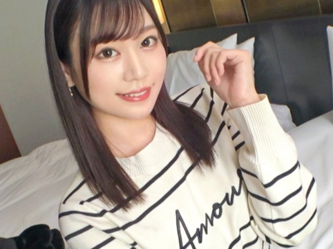 【素人】海風に吹かれサラサラな黒髪をなびかせて自撮りする生足がセクシーな美容学生をナンパしてハメたら最高でした！