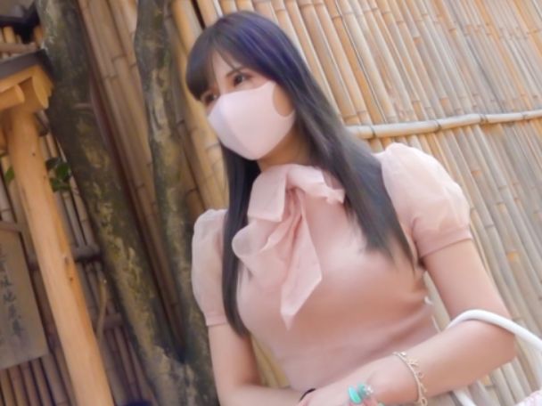 【Gカップお嬢様の裏の顔】『やだ…でも気持ちいい…』清楚系マスク美女がエッチな本性丸出し！無防備な巨乳と敏感ボディにチンポをぶち込み、中出しセックスで乱れまくる！♡