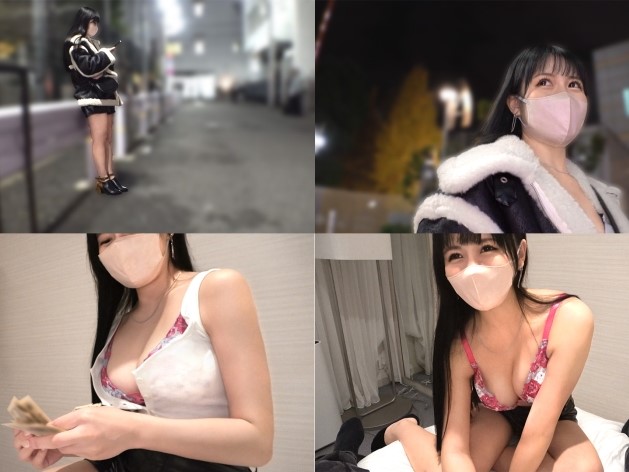 【立ちんぼ系】巨乳素人美女22歳♥大量潮吹き見せつつも喜びすぎっ！昇天して身体の奥まで感じちゃう！！